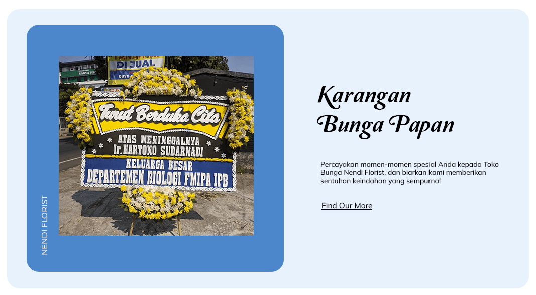 karangan bunga papan home